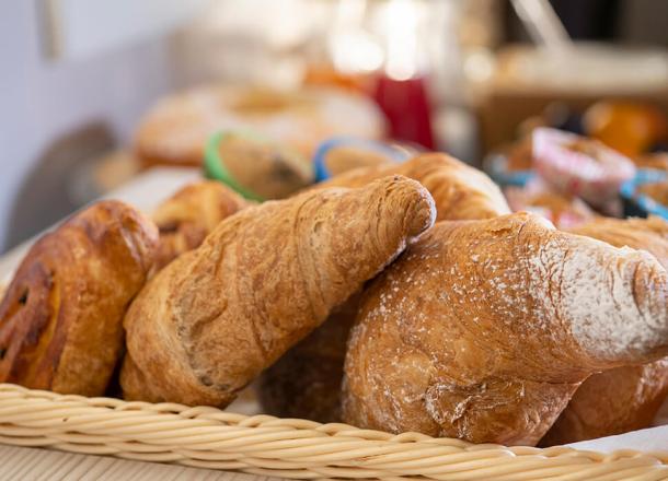 croissant buffet breakfast